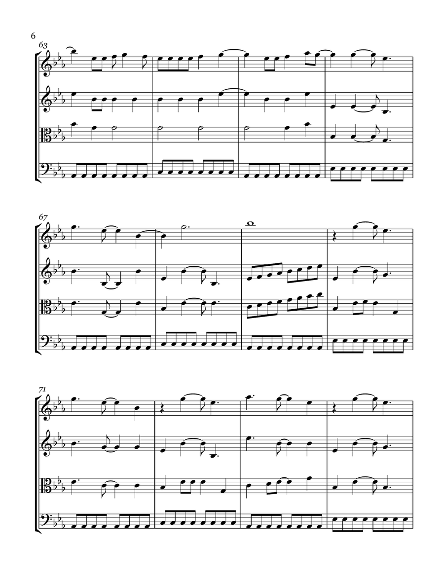 Stolen String Quartet scores gallery preview page 6