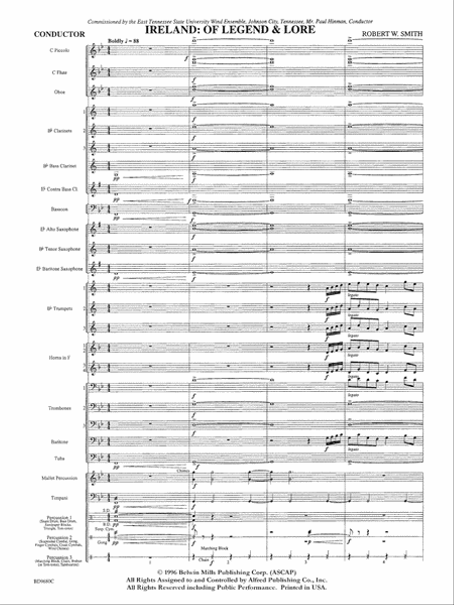 Ireland: Of Legend and Lore: Score Concert Band scores gallery preview page 5