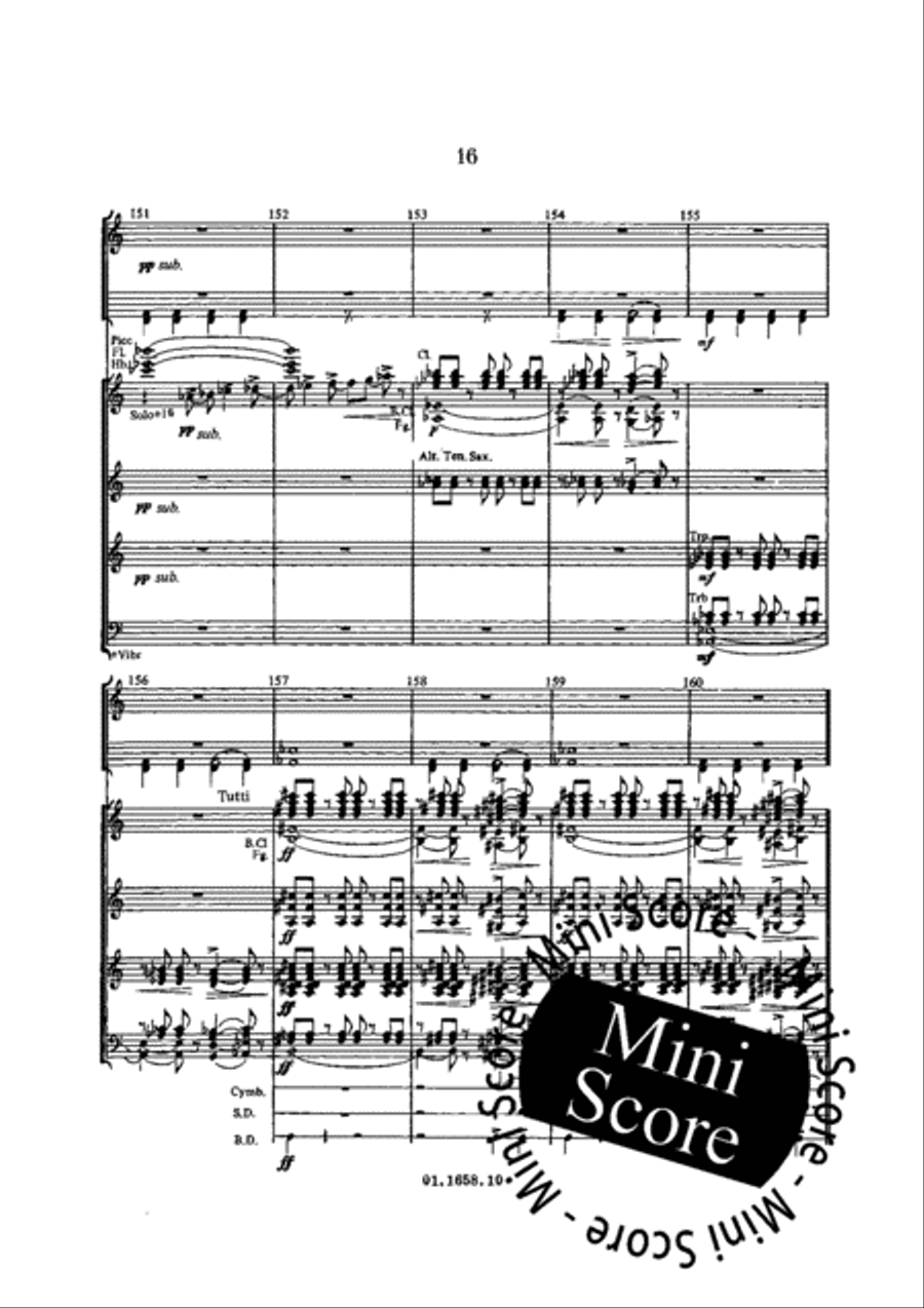 A Suite for Jazz Ensemble Concert Band scores gallery preview page 20