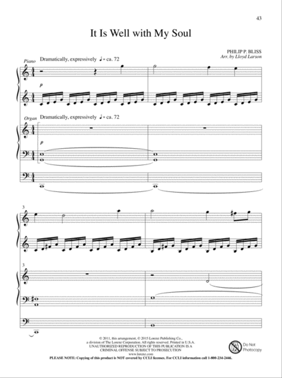 Glory and Honor, Praise and Adoration! Organ scores gallery preview page 22