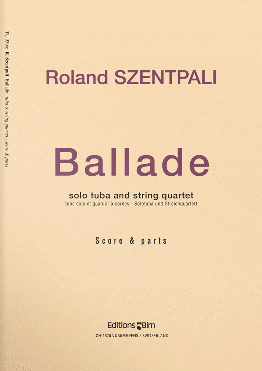 Ballade Orchestra scores gallery preview page 1