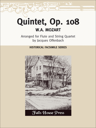 Book cover for Quintet For Flute & Strings (Facsimile)