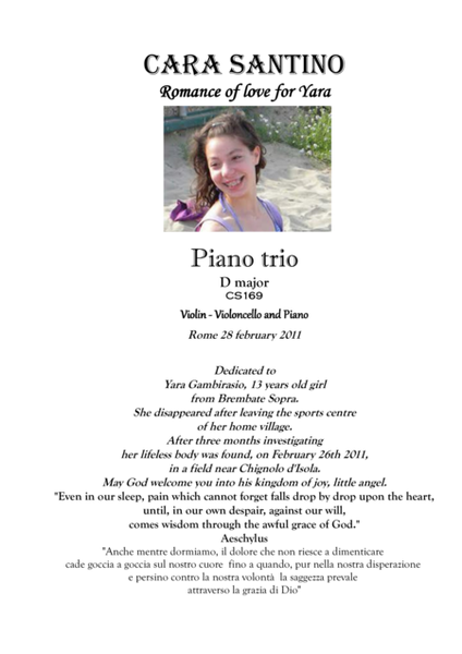 Piano trio in D major for Yara_CS169-Piano Violin Violoncello image number null