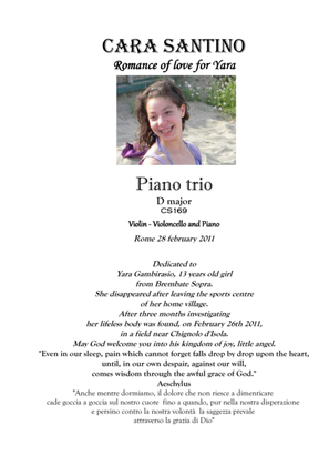 Piano trio in D major for Yara_CS169-Piano Violin Violoncello