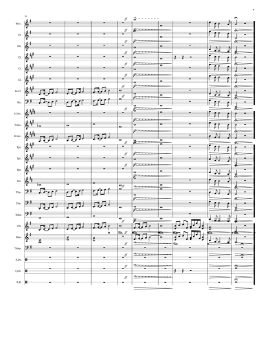 The Corruption The Corruption Concert Band scores gallery preview page 4