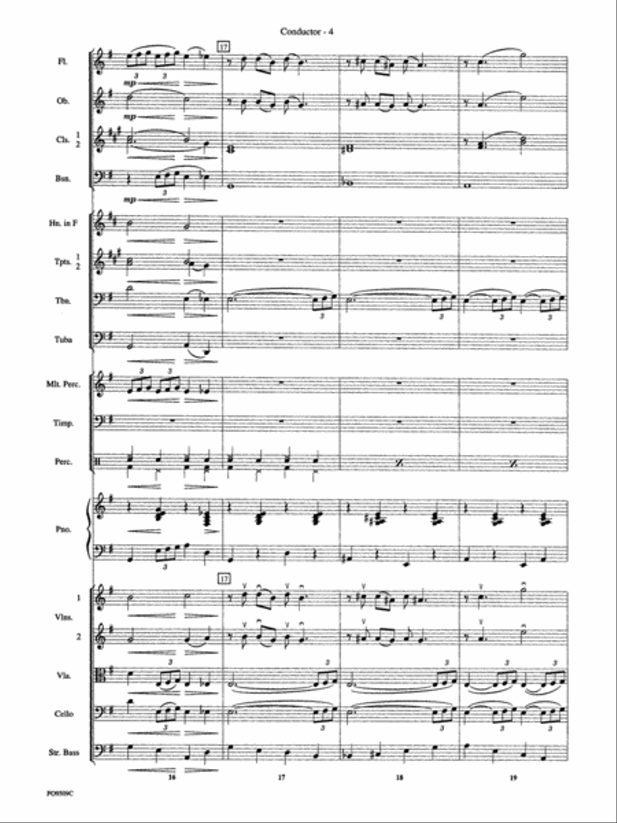 Moonlight Serenade: Score Full Orchestra scores gallery preview page 5