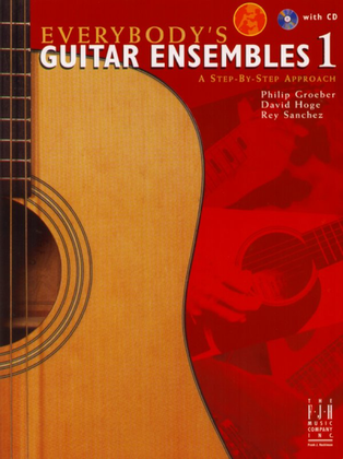 Book cover for Everybody's Guitar Ensembles, Book 1