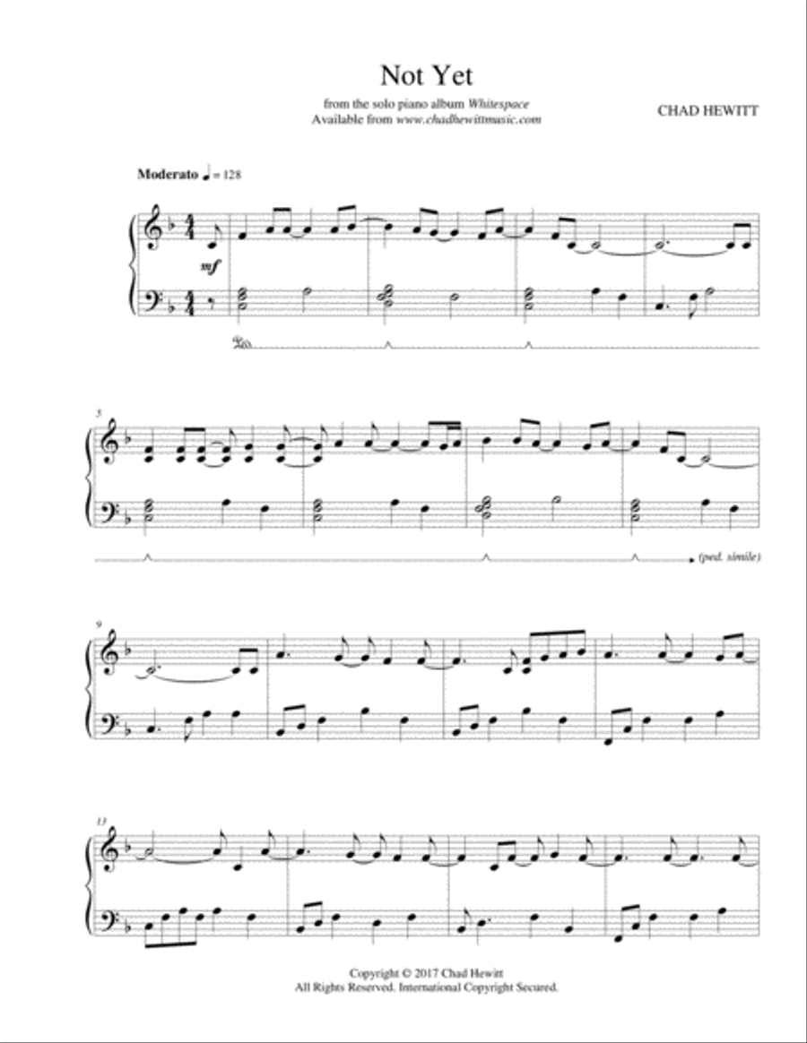 Not Yet Piano Method scores gallery preview page 1