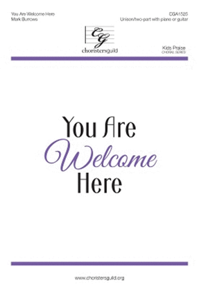 Book cover for You Are Welcome Here