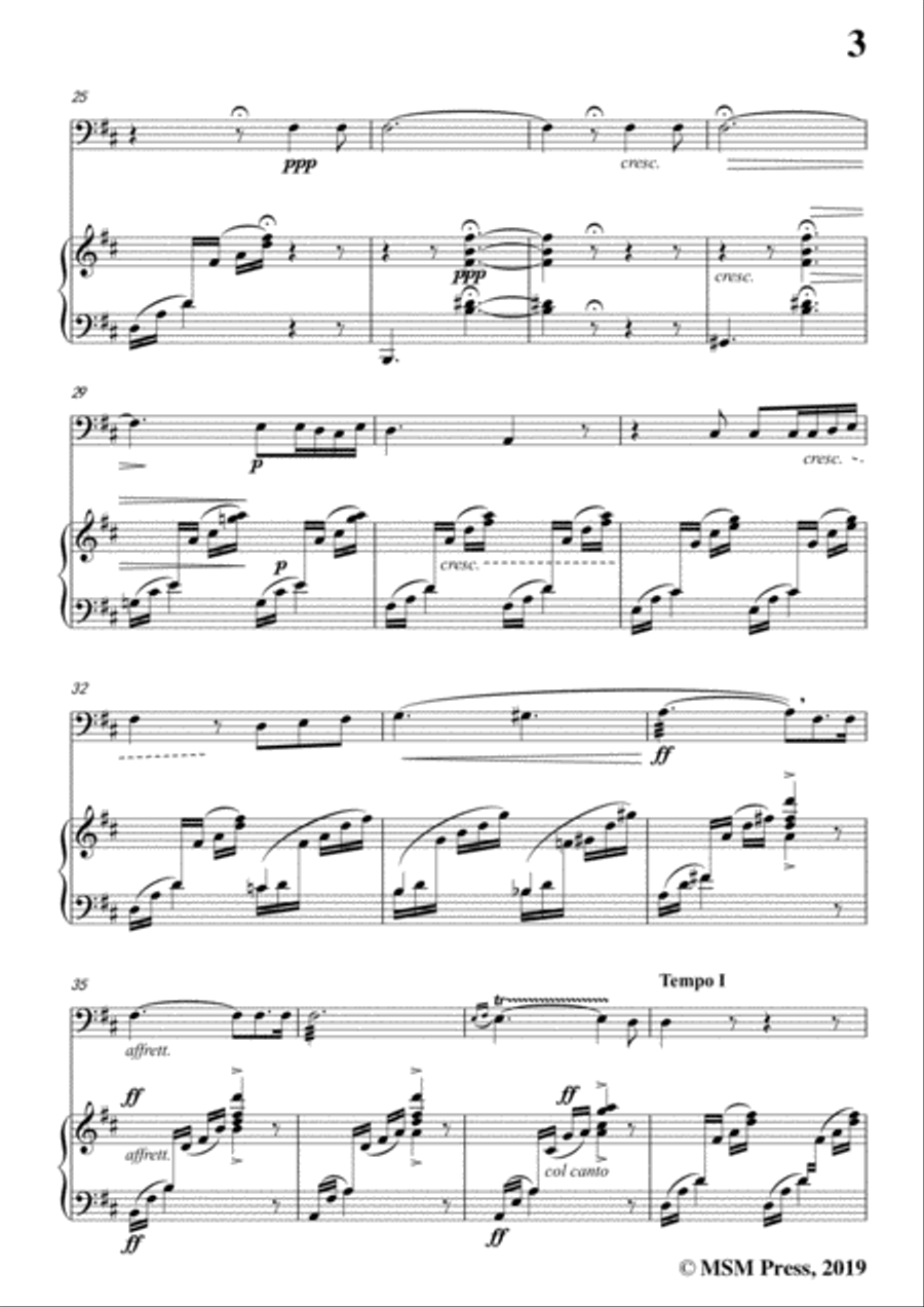 Tosti-Aprile, for Cello and Piano Tosti-Aprile, for Cello and Piano Piano scores gallery preview page 5