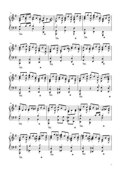 Bach Jesus bleibet meine Freude - BWV 147 - For Piano Solo Original image number null
