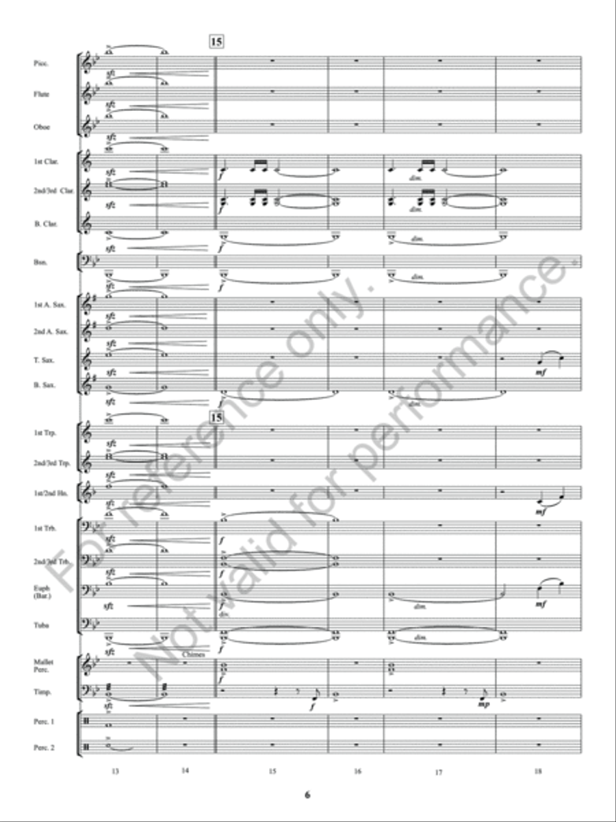 Sun Valley Flourish Concert Band scores gallery preview page 7