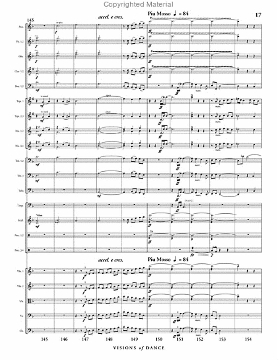 Visions of Dance Full Orchestra scores gallery preview page 18