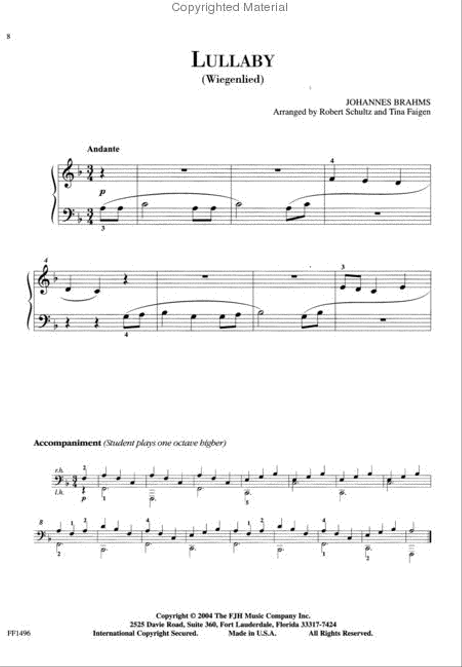 The Five-Finger Piano Books -- Classical Themes Easy Piano scores gallery preview page 3