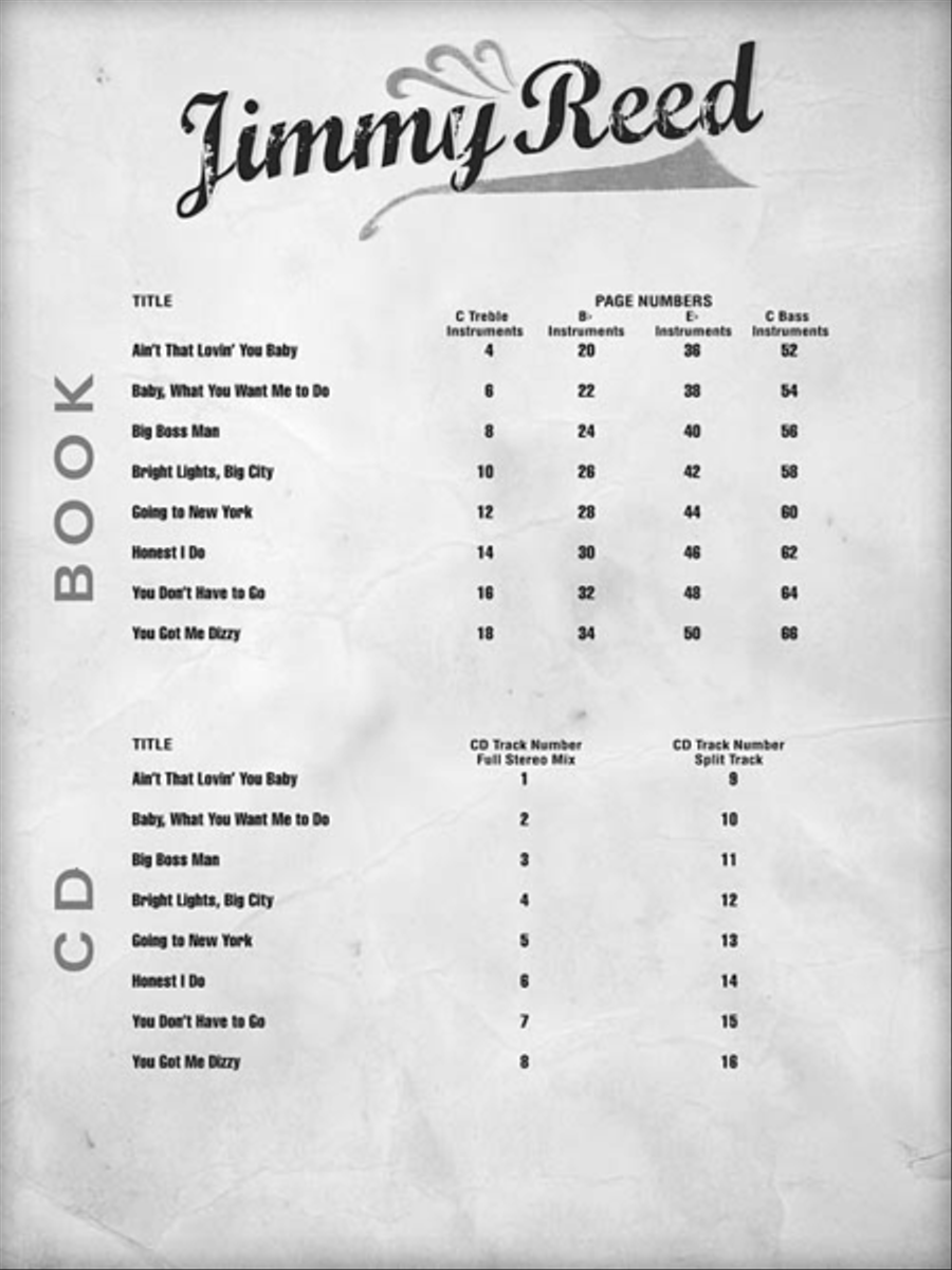 Jimmy Reed Jimmy Reed C Instrument scores gallery preview page 3