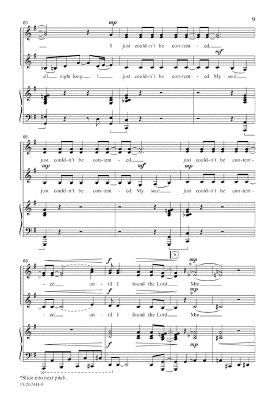 Until I Found the Lord SSA scores gallery preview page 9