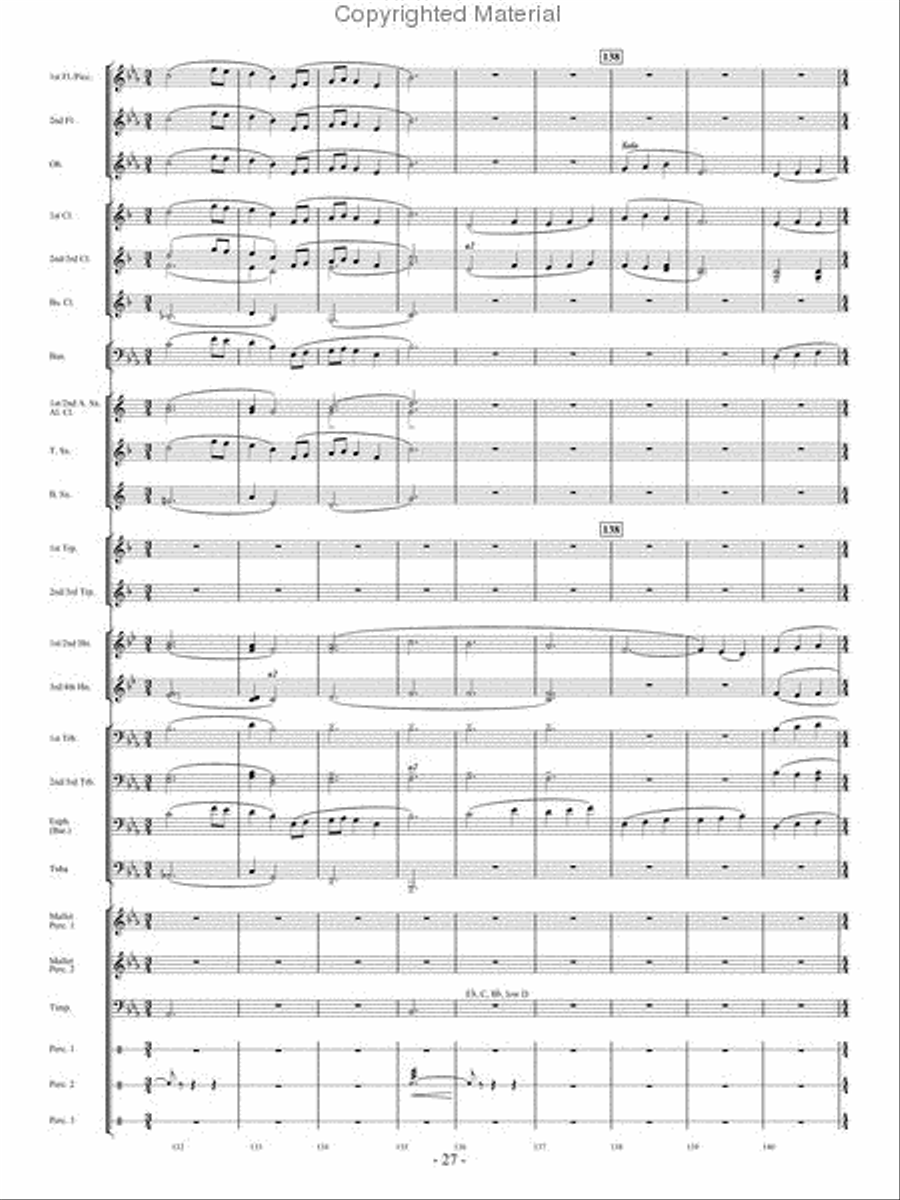 From the Eye of the Storm Concert Band scores gallery preview page 26