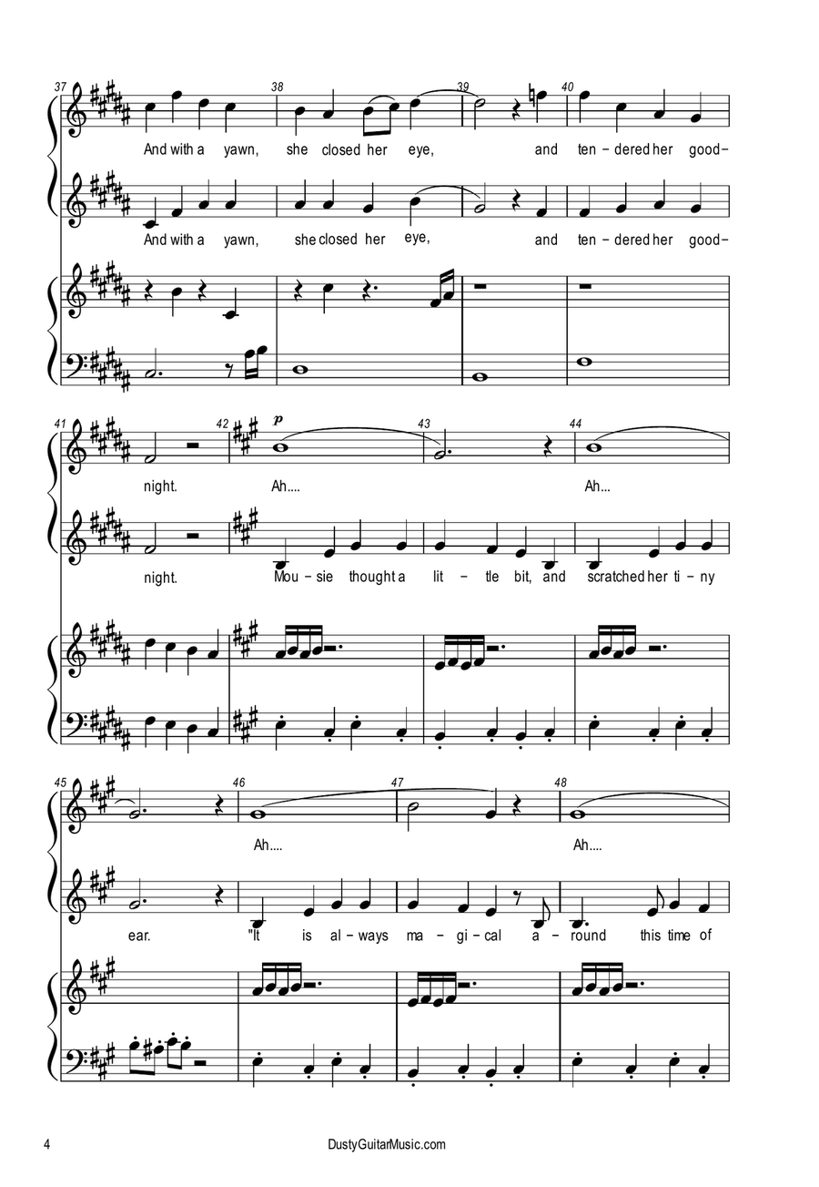 Mousie's Tale: A Christmas Story SA scores gallery preview page 6