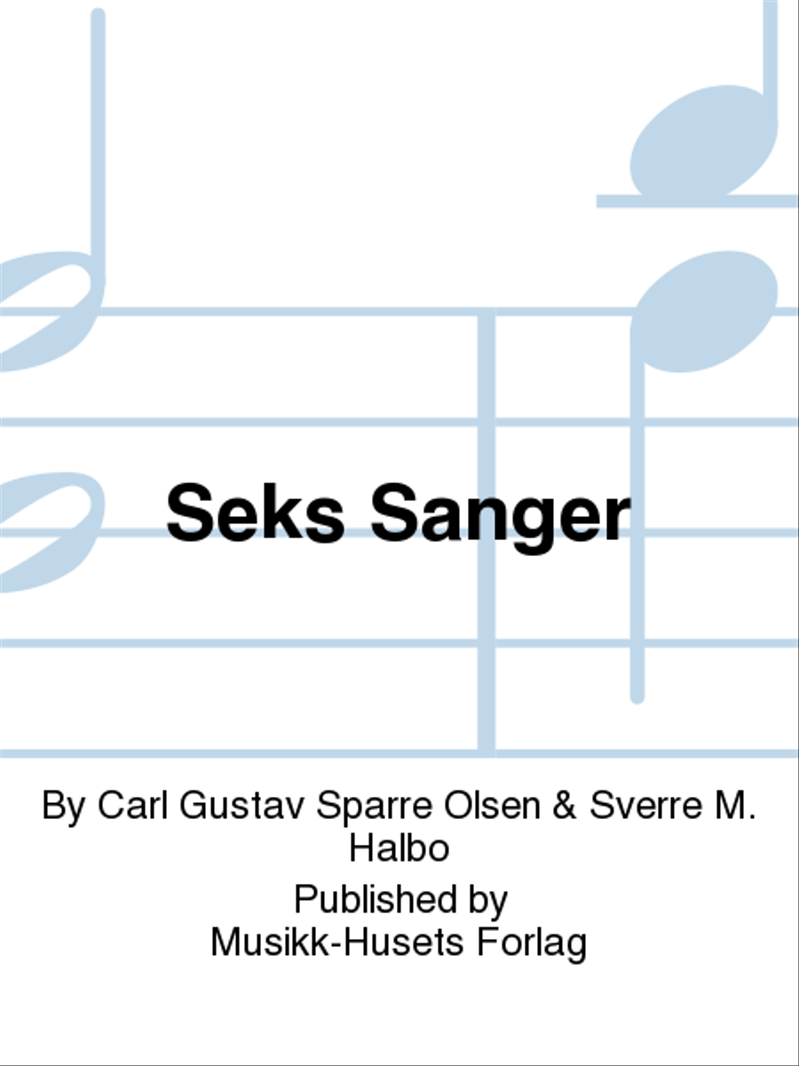 Seks Sanger Seks Sanger Men's Choir scores gallery preview page 1