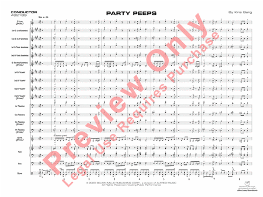 Party Peeps Jazz Ensemble scores gallery preview page 4