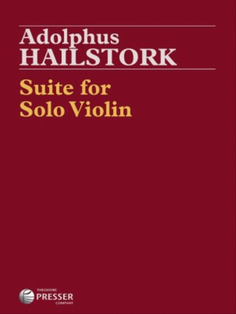 Suite for Solo Violin Chamber Music scores gallery preview page 1