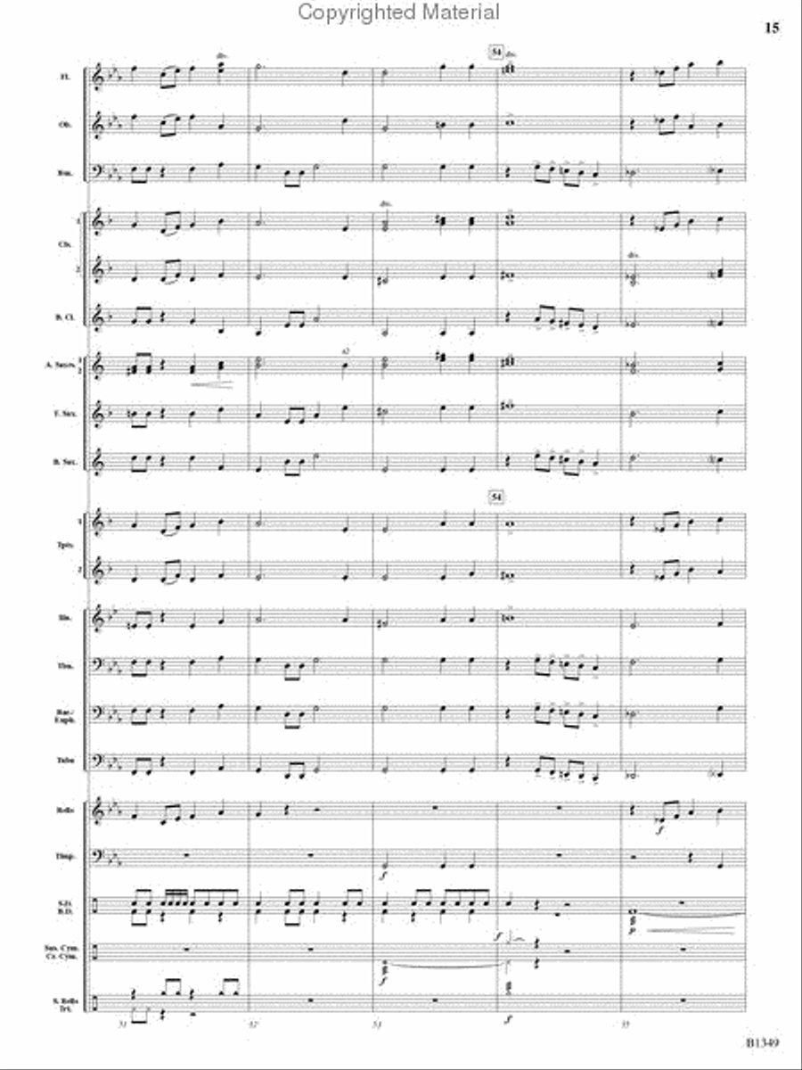 Carpathia Concert Band scores gallery preview page 14