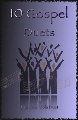 Book cover for 10 Gospel Duets for Flute and Viola