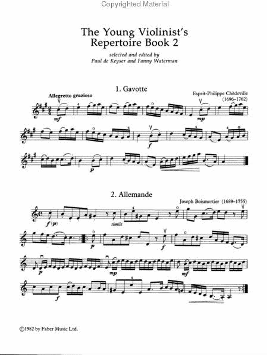 The Young Violinist's Repertoire, Book 2 Violin Solo scores gallery preview page 3