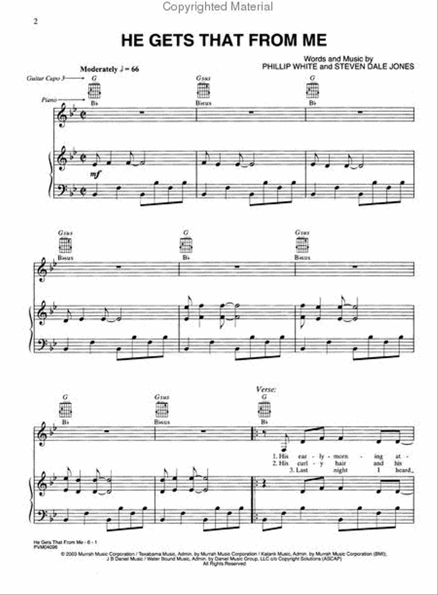 He Gets That from Me Small Ensemble scores gallery preview page 2