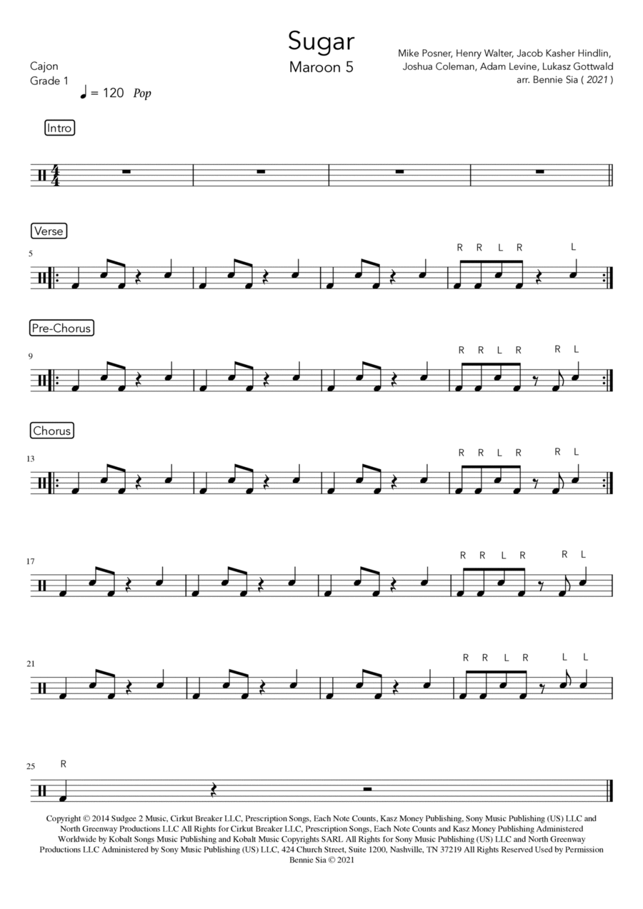 Sugar Part scores gallery preview page 1