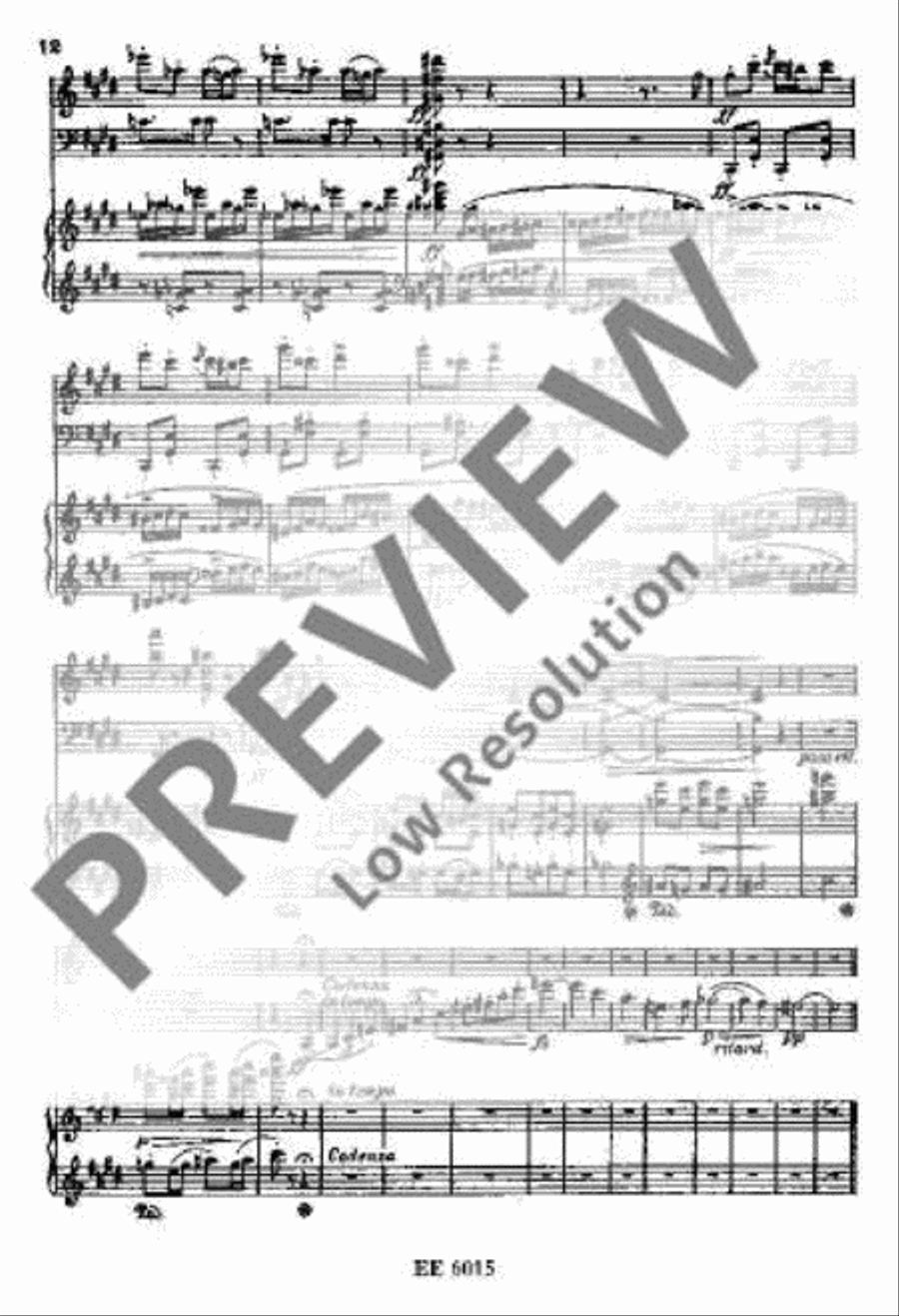 Piano Trio E minor Piano Trio scores gallery preview page 17