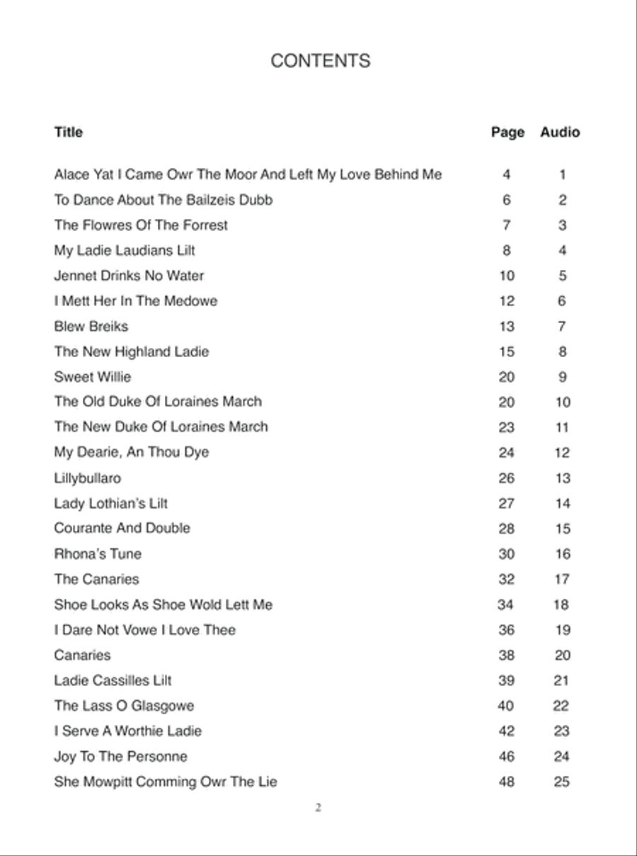 Tunes from 17th Century Scotland Arranged for Mandolin Mandolin scores gallery preview page 3