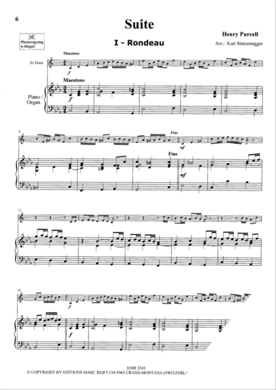 Baroque Masterpieces Horn scores gallery preview page 4