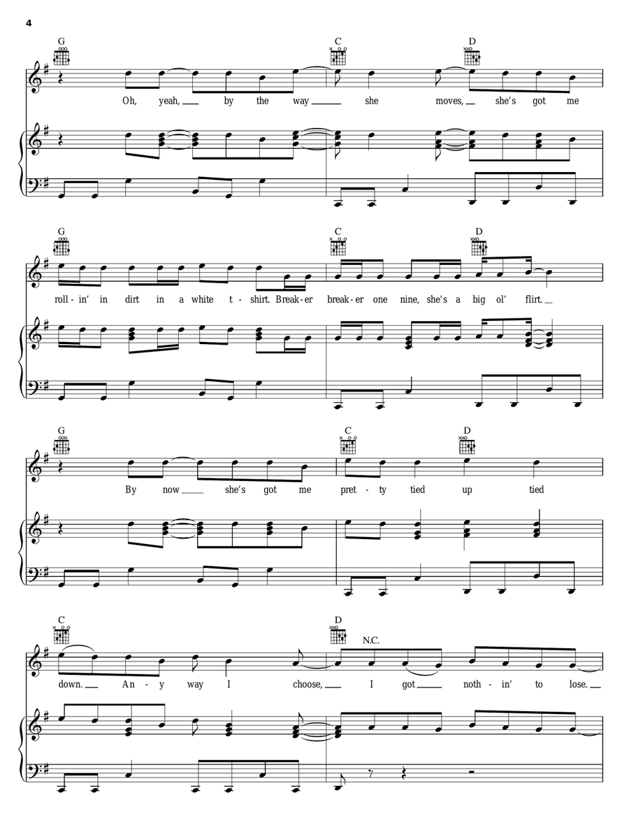 Nothin' To Lose Nothin' To Lose Piano, Vocal, Guitar scores gallery preview page 4