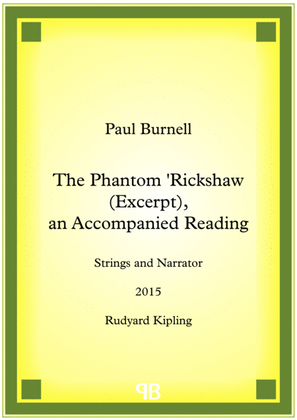 Book cover for The Phantom 'Rickshaw (Excerpt), an Accompanied Reading