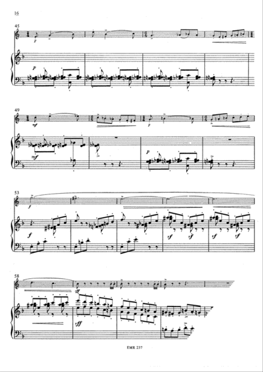 Sonatina Op. 59/1 Horn scores gallery preview page 9