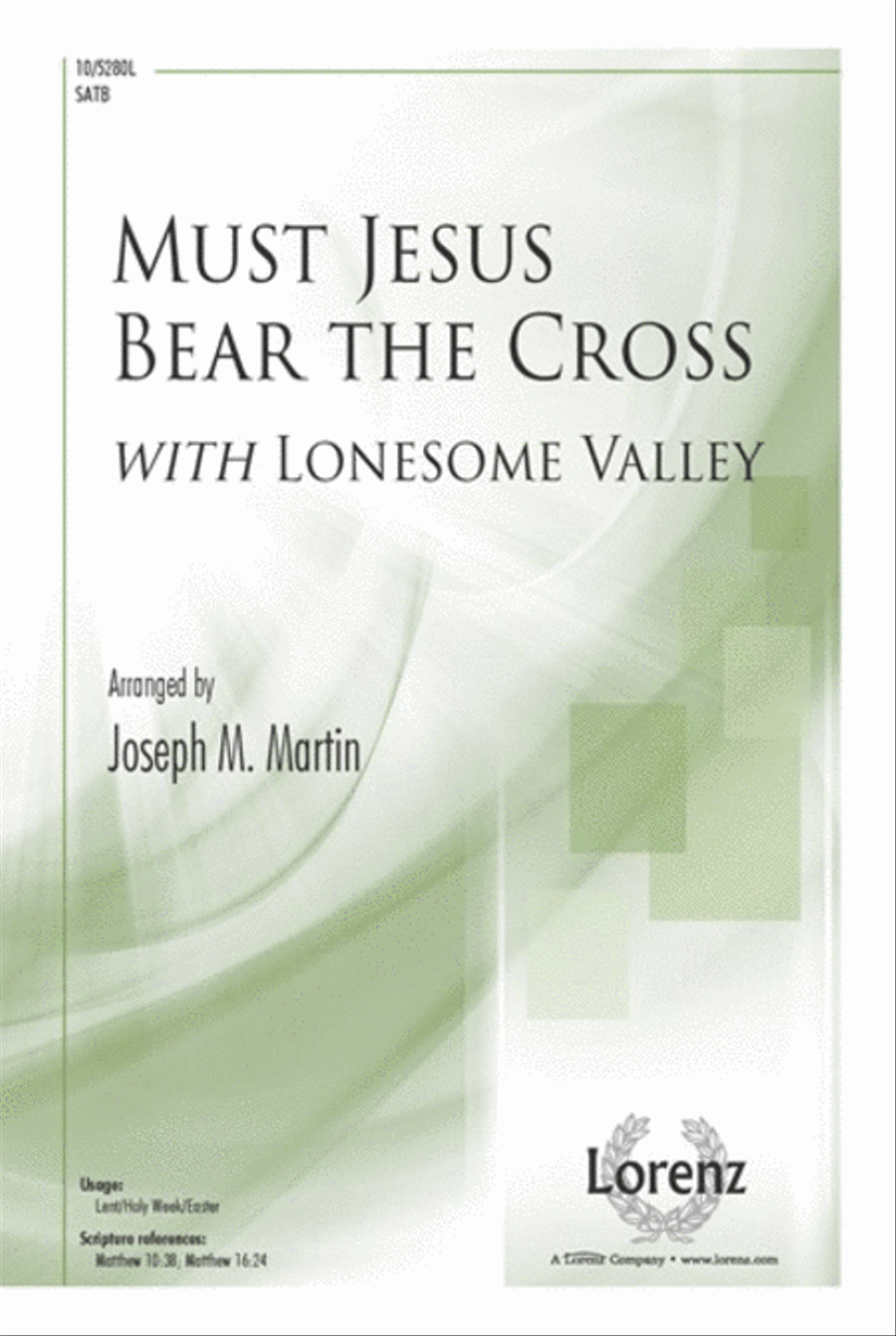 Must Jesus Bear the Cross 4-Part scores gallery preview page 1