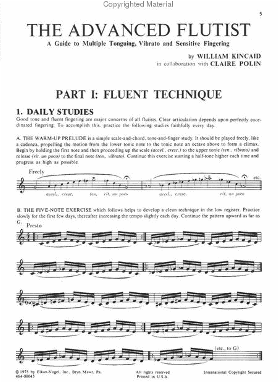 The Advanced Flutist Chamber Music scores gallery preview page 2