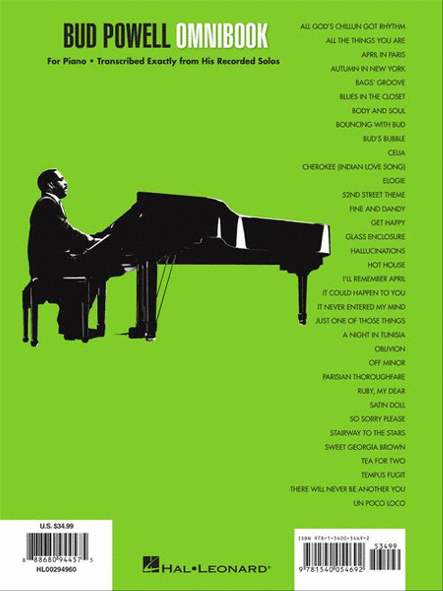 Bud Powell Omnibook Piano scores gallery preview page 8