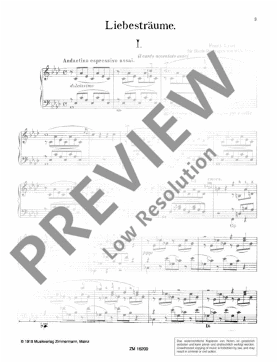 Love dreams Harp scores gallery preview page 4