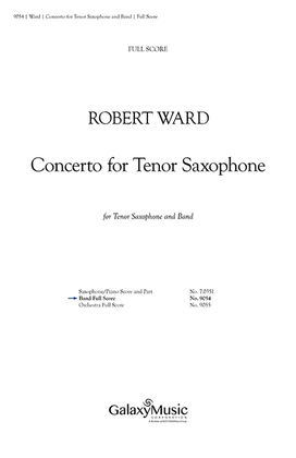 Concerto for Tenor Saxophone and Band (Additional Band Score)
