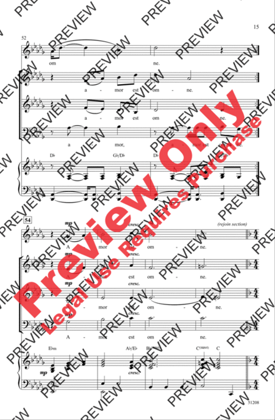 Beneath One Sun 3-Part scores gallery preview page 15