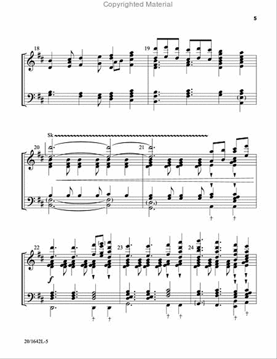 Tune My Heart to Sing Thy Praise 5-Octaves scores gallery preview page 5