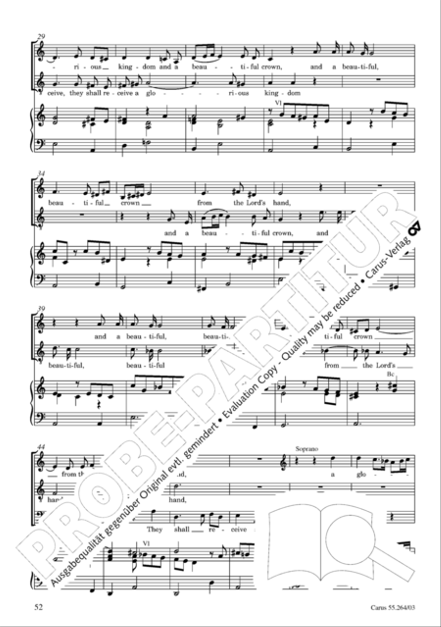 Israel in Egypt - Part I 4-Part scores gallery preview page 57