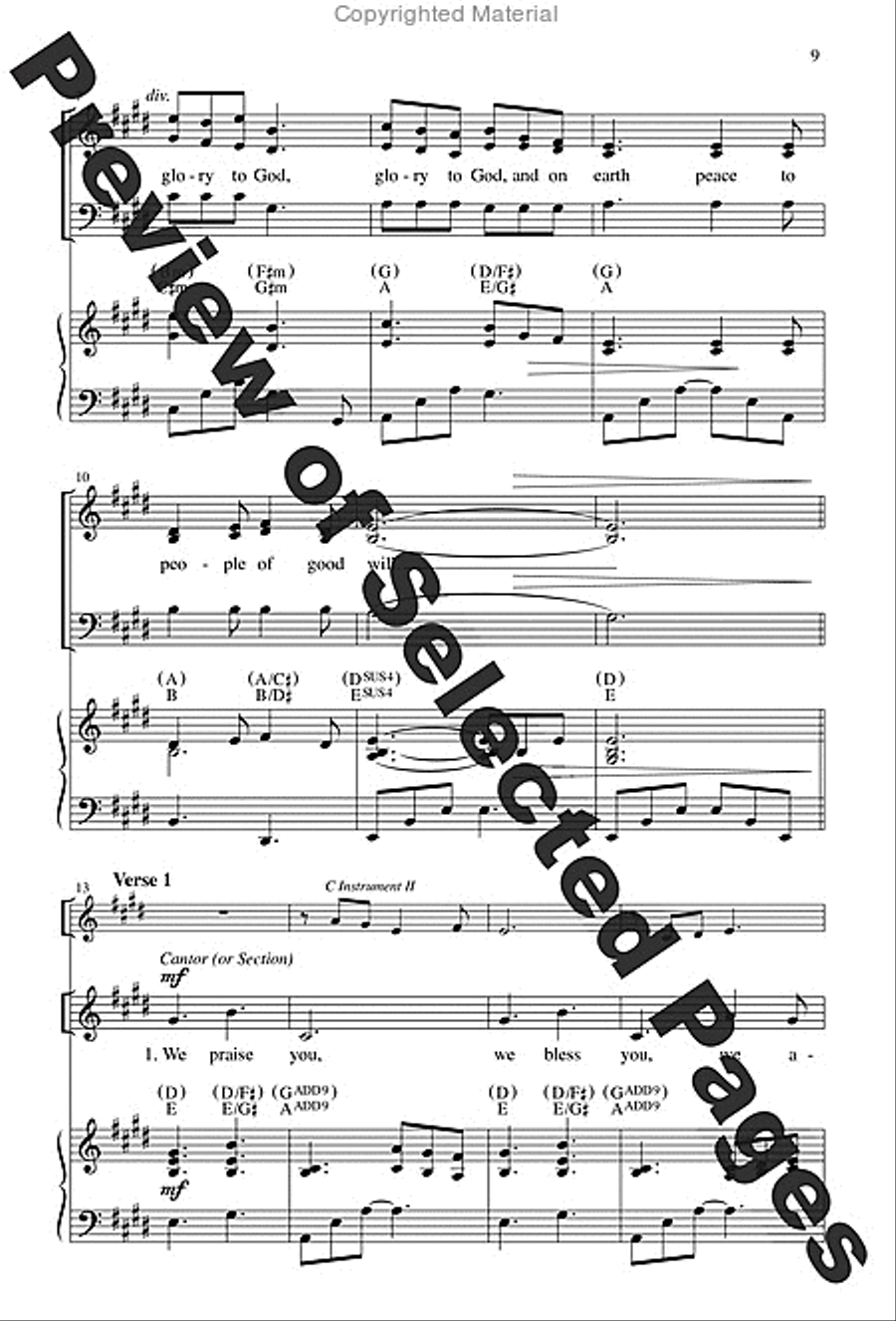 The Glendalough Mass CD scores gallery preview page 5