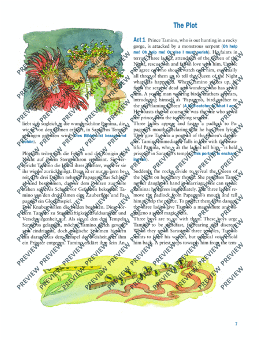 The Magic Flute The Magic Flute Piano Solo scores gallery preview page 8