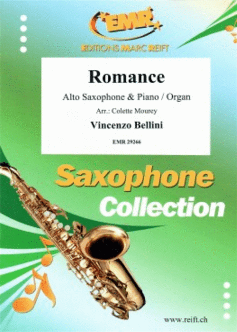 Romance Alto Saxophone scores gallery preview page 1