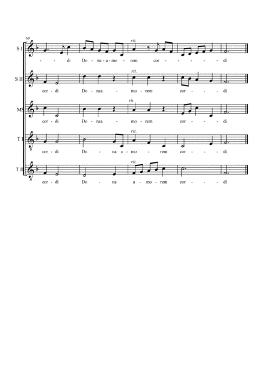 Dona nobis pacem. Choir Dona nobis pacem. Choir Choir scores gallery preview page 6