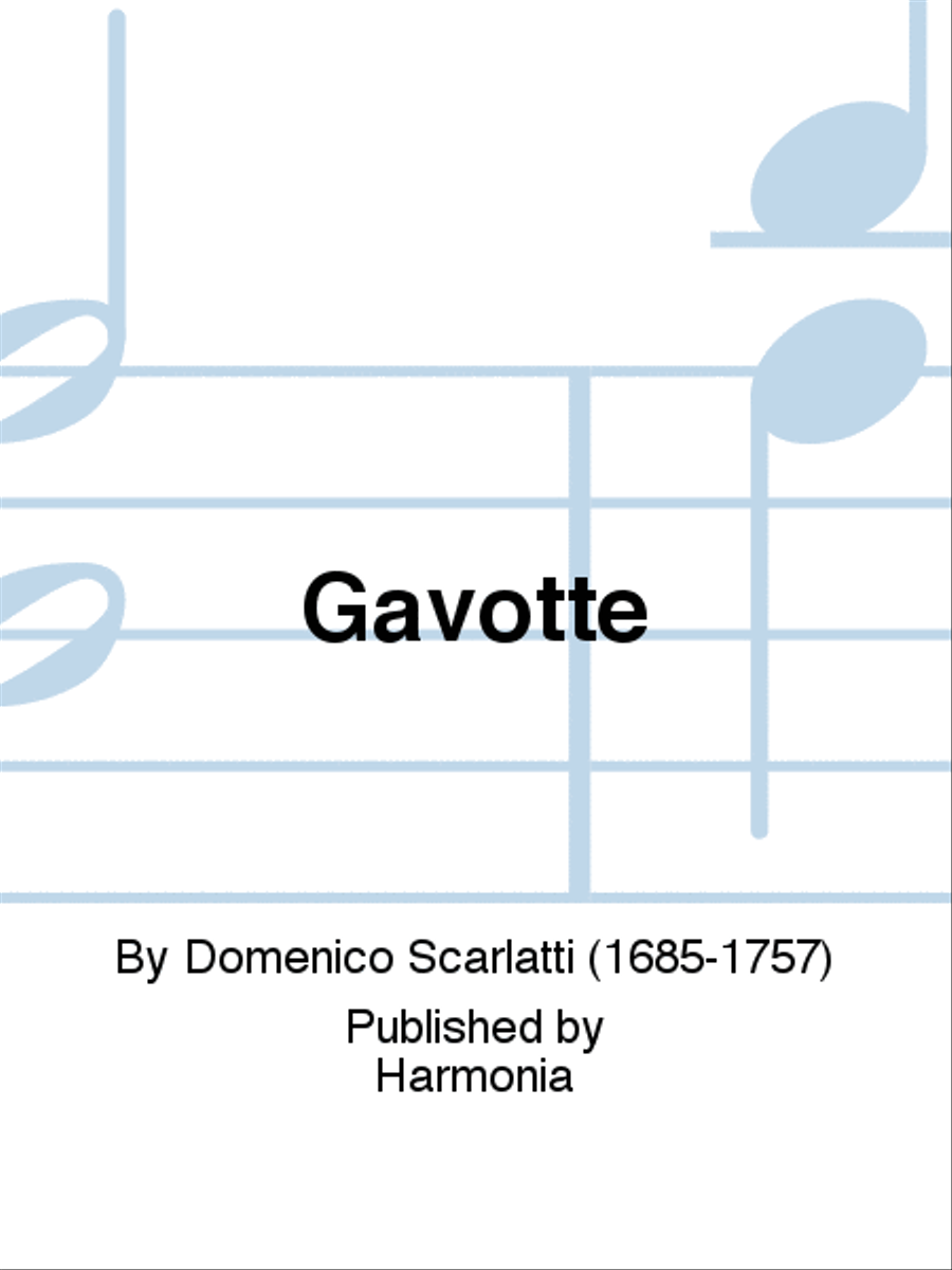 Gavotte Classical Guitar scores gallery preview page 1