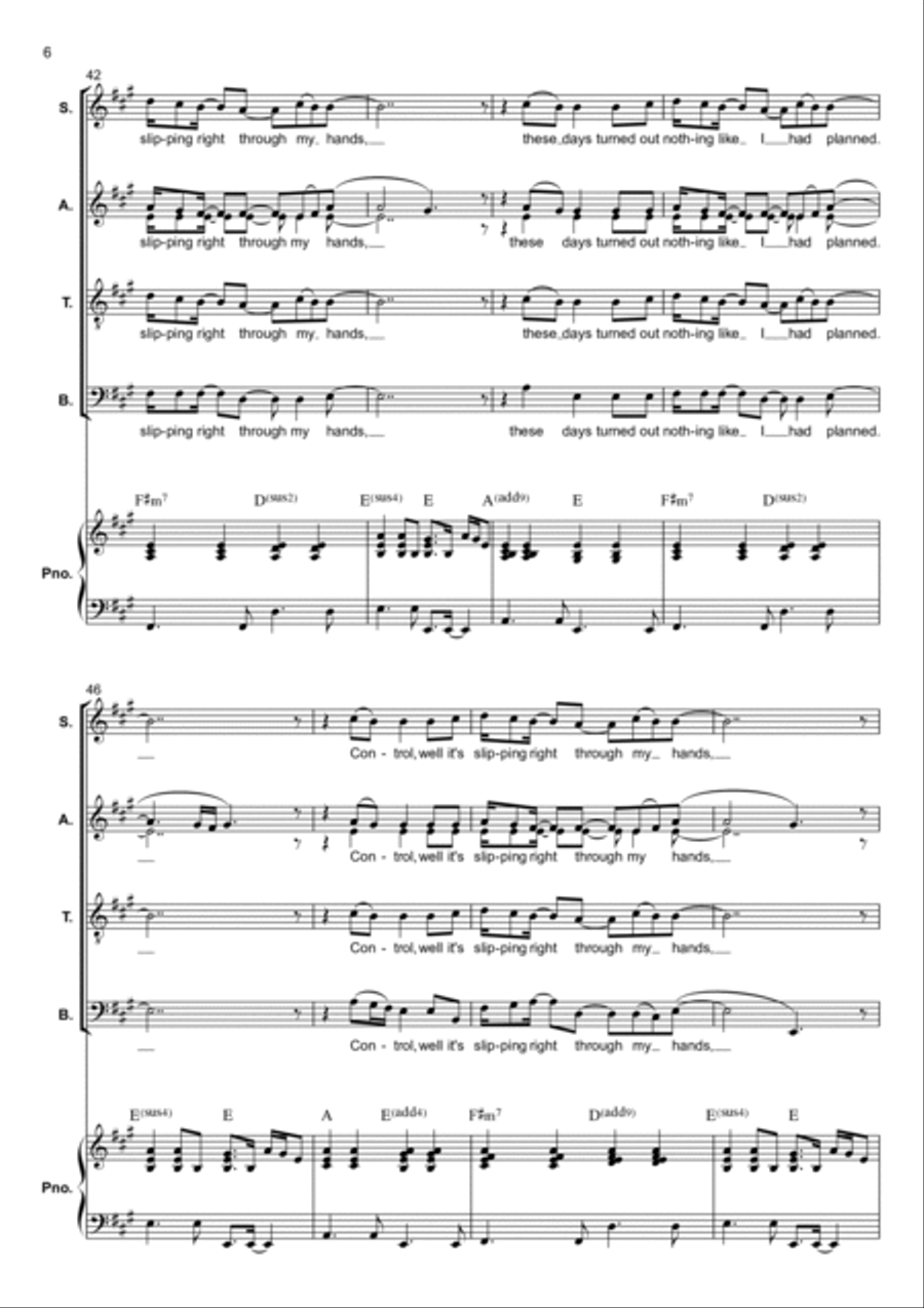 These Days Divisi scores gallery preview page 6